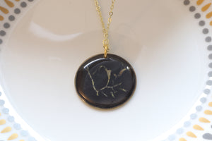 Lichen Black Necklace No. 2