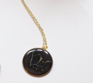 Lichen Black Necklace No. 2
