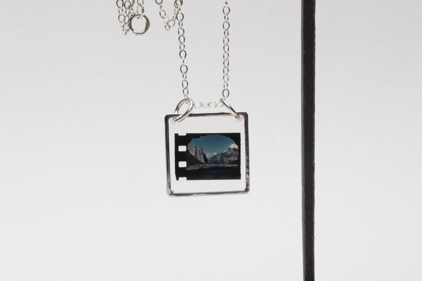 Yosemite Viewmaster Images Silver Necklaces