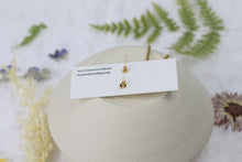 Load image into Gallery viewer, Minimal Gold Bar &amp; Line Studs - Gold plated and brass
